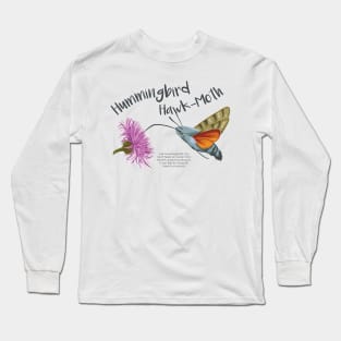 Hummingbird Hawk-Moth Long Sleeve T-Shirt